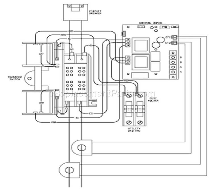Page C Diagram and Parts List for 071021-0  Briggs and Stratton Generator